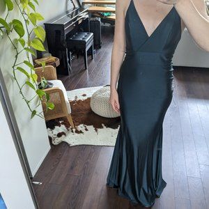 Formal Dress/Evening Gown (Blue/Green) 26" W (Professionally Cleaned)